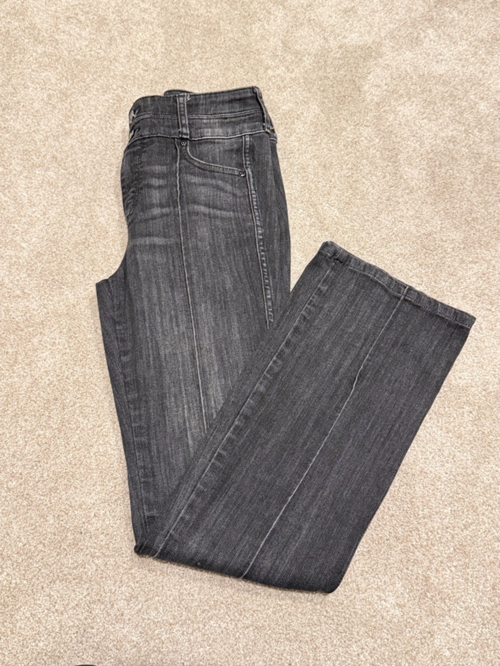 White House Black Market Extra High Rise Flare Jean